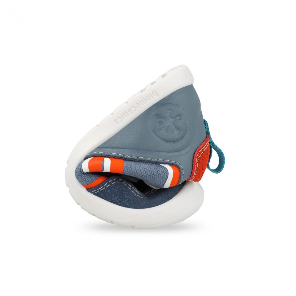 Zapatillas Barefoot azules para primeros pasos de niño 262158-A556