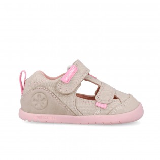 Sandalias beige de lona...