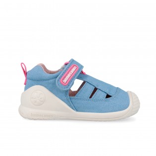 Canvas sandals for first...