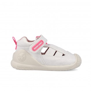 Canvas sandals for first...