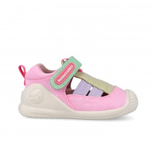 Canvas sandals for first...