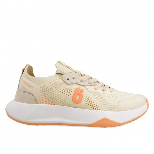 Deportivos beige para mujer...