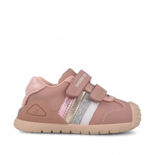 Pink first steps trainers...