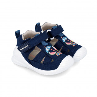 Canvas sandals for first...