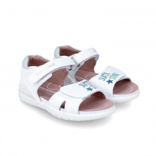 White sandals for girl...