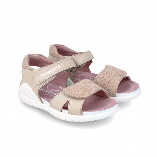 Sandalias beige niña 242239-B