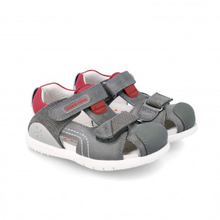 Grey sandals for boys