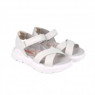 White sandals por girl...